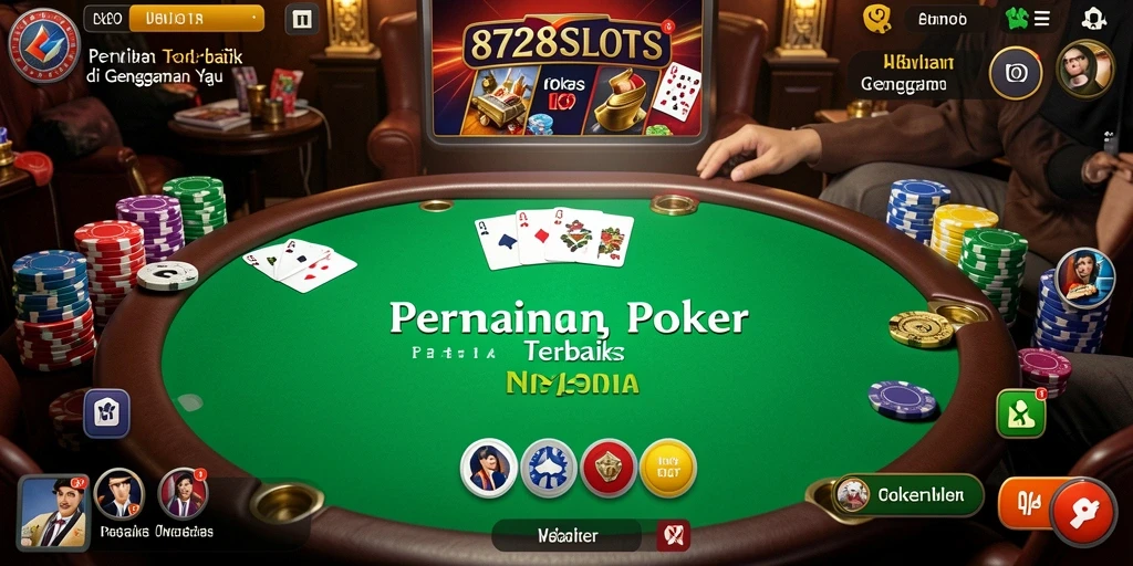 Tangkapan layar yang menampilkan gameplay seru dari 8728SLOTS poker.