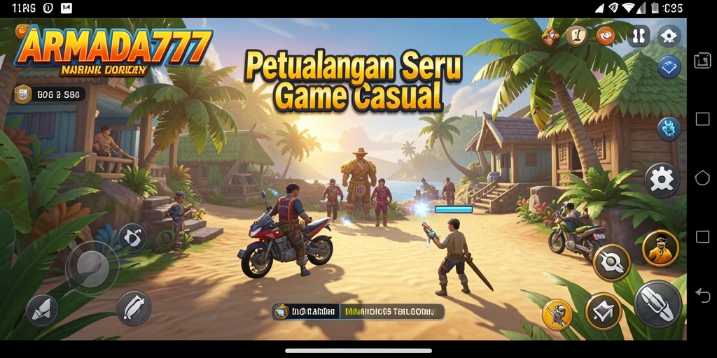 Tampilan menarik dari gameplay ARMADA777 yang seru dan mengasyikkan.