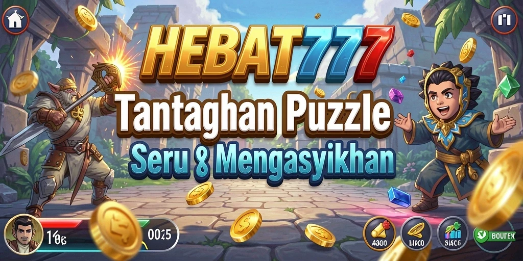 Tampilan gameplay seru dari HEBAT777 dengan beragam teka-teki.