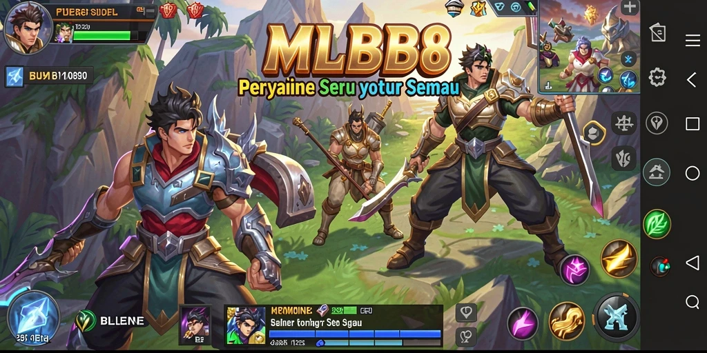 Tampilan menarik dari gameplay Bingo MLBB8 yang seru.