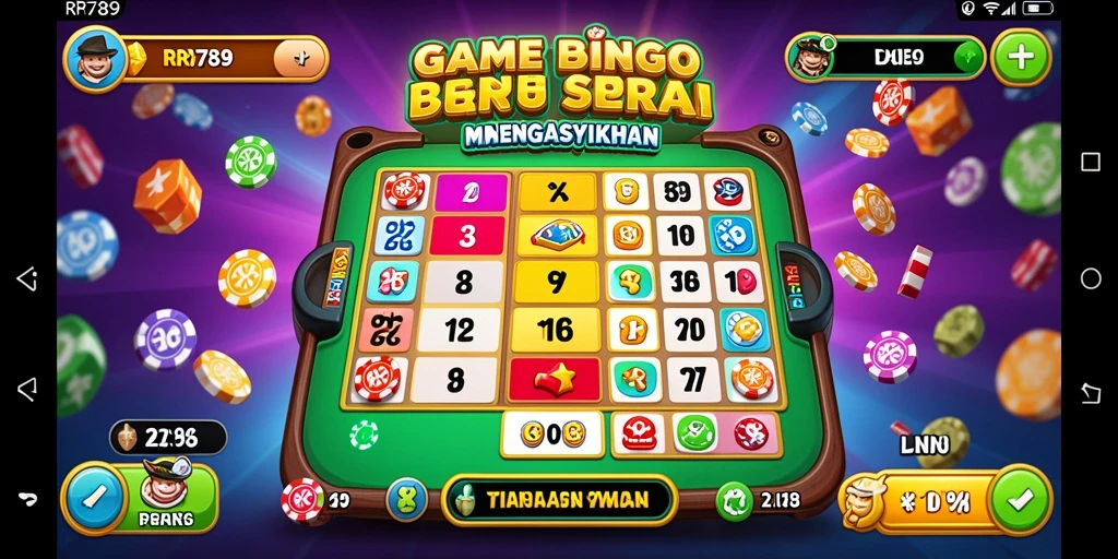 Tampilan seru dari gameplay Bingo RR789 yang mengasyikkan.