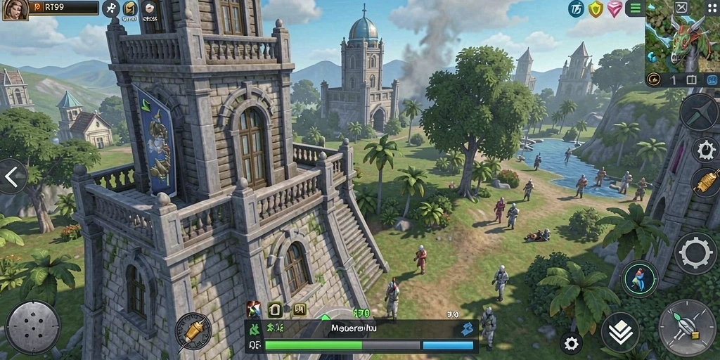 Gameplay seru di RT99 dengan tower defense yang menantang.